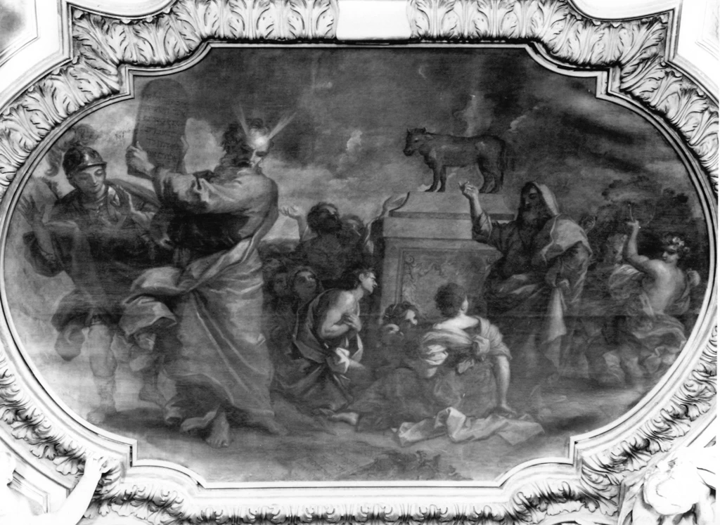 Mosè spezza le tavole della legge - Chiesa di santa Maria in Vallicella, Roma